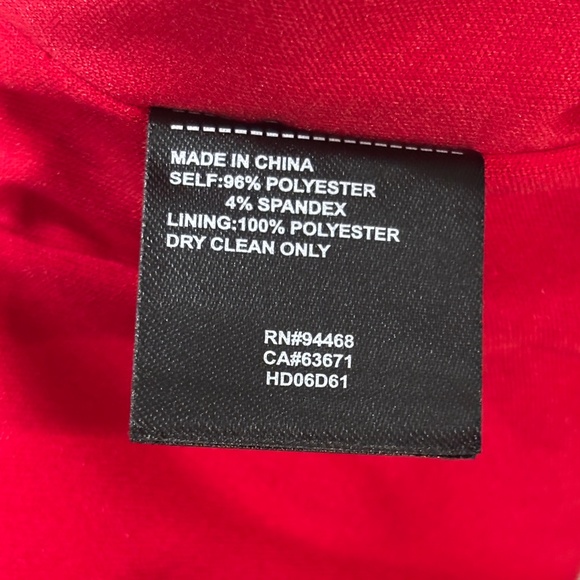 Laundry By Shelli Segal Draped Cocktail Dress - Red Size 10 - Picture 7 of 7